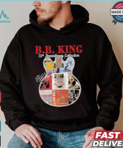 Original B.B. King 75th anniversary collection signatures guitar shirt