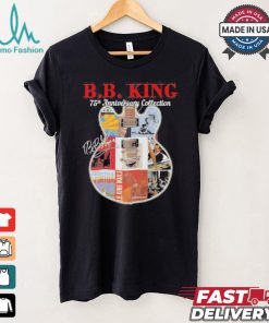 Original B.B. King 75th anniversary collection signatures guitar shirt