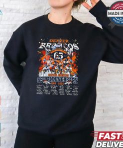 Original Denver broncos 1960 2025 be grateful for the legacy and the memories fan shirt