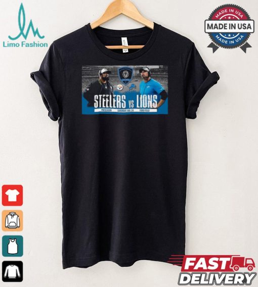 Original Detroit Lions vs Steelers 2024 NFL Preseason Showdown of the Year Game shirt