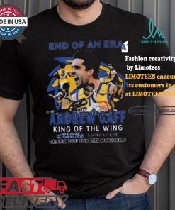 Original End Of An Era Andrew Gaff King Of The Wing 2019 2024 Thank You For The Memories T Shirt