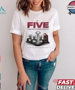 Original FSU Seminoles 2023 – 24 Five Conference Championships Men’s Tennis Volleyball Football Soccer Beach Volleyball shirt