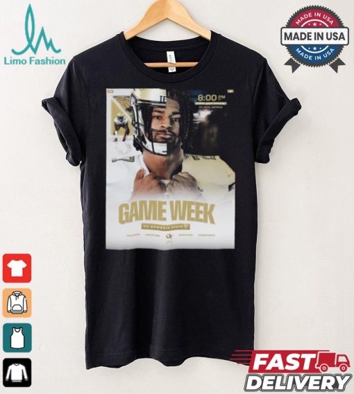 Original Georgia Tech Football vs Georgia State 2024 game week on the flats shirt