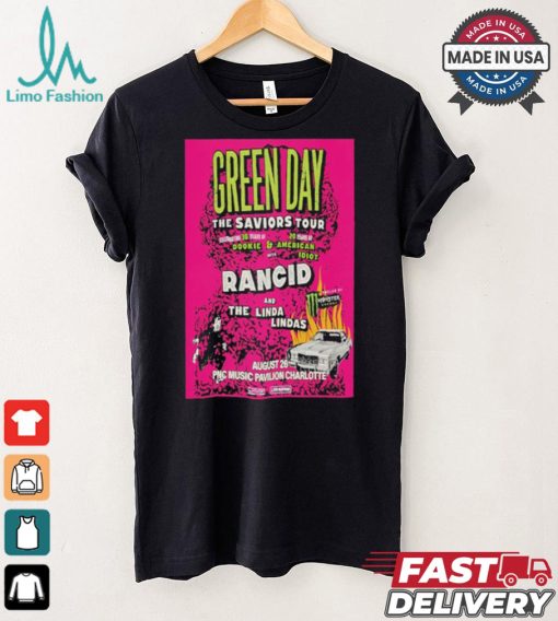 Original Green Day August 26, 2024 Charlotte, NC Poster shirt