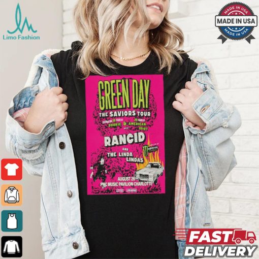 Original Green Day August 26, 2024 Charlotte, NC Poster shirt