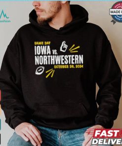 Original Iowa vs Northwestern October 26 2024 Game Day shirt