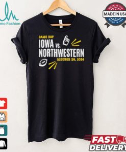 Original Iowa vs Northwestern October 26 2024 Game Day shirt