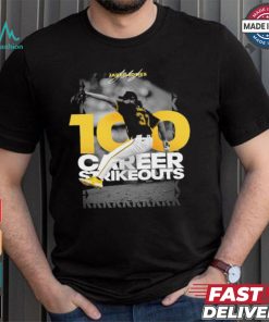 Original Jared Jones Pittsburgh Pirates 100 career strikeouts shirt