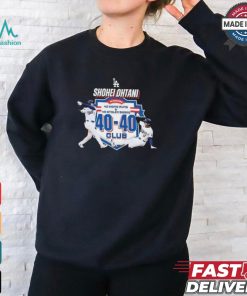 Original Los Angeles Dodgers Shohei Ohtani 40 Home Runs And 40 Stolen Bases Club T shirt