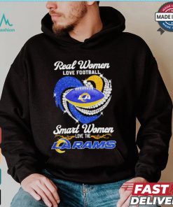 Original Los Angeles Rams real women love football smart women love the rams 2024 shirt