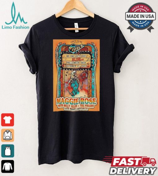 Original Maggie Rose With Billy Allen, The Pollies October 31, 2024 Poster shirt