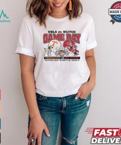 Original NC State Wolfpack 2024 Oxford Grey Duke’s Mayo Classic NC State vs. Tennessee T Shirt