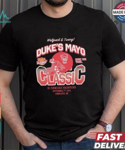 Original NC State Wolfpack Back The Pack 2024 Duke’s Mayo Classic Helmet shirt