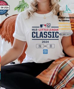 Original New York Yankees vs Detroit Tigers 2024 MLB Little League Classic Game Shirt