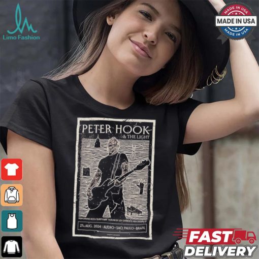 Original Peter Hook And The Light In Brazil August 27, 2024 Audio, Sao Paulo Poster shirt