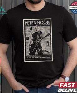 Original Peter Hook And The Light In Brazil August 27, 2024 Audio, Sao Paulo Poster shirt