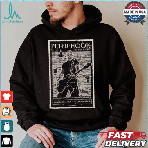 Original Peter Hook And The Light In Brazil August 27, 2024 Audio, Sao Paulo Poster shirt