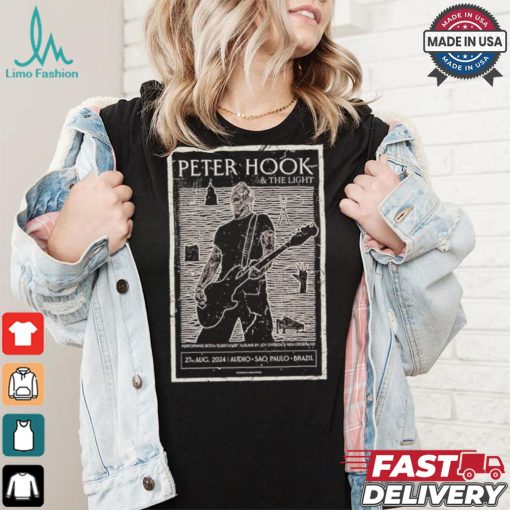 Original Peter Hook And The Light In Brazil August 27, 2024 Audio, Sao Paulo Poster shirt