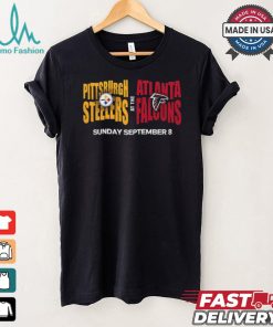 Original Pittsburgh Steelers vs. Atlanta Falcons Sunday September 8 2024 Kickoff Game shirt