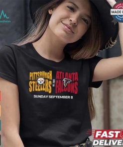 Original Pittsburgh Steelers vs. Atlanta Falcons Sunday September 8 2024 Kickoff Game shirt