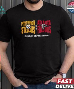 Original Pittsburgh Steelers vs. Atlanta Falcons Sunday September 8 2024 Kickoff Game shirt
