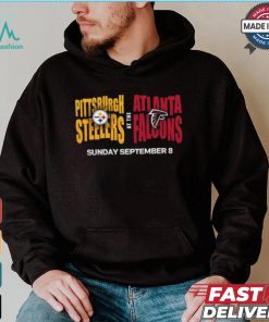 Original Pittsburgh Steelers vs. Atlanta Falcons Sunday September 8 2024 Kickoff Game shirt