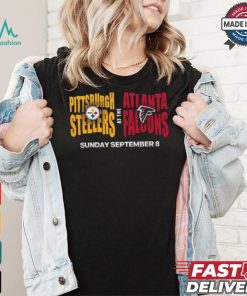 Original Pittsburgh Steelers vs. Atlanta Falcons Sunday September 8 2024 Kickoff Game shirt