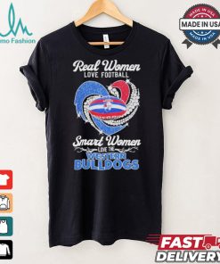 Original Real women love football smart women love the Western Bulldogs 2024 shirt