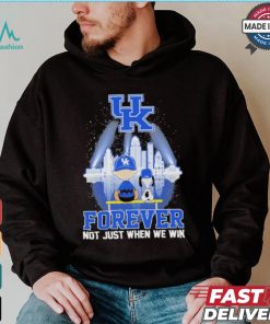 Original Snoopy and Charlie Watching Kentucky Wildcats Forever not just when we win 2024 shirt