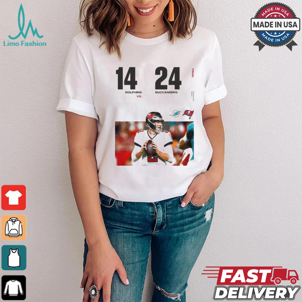 Original Tampa Bay Buccaneers Win 24 14 Miami Dolphins 2024 Preseason Game 3 Final Score Shirt Original Tampa Bay Buccaneers Win 24 14 Miami Dolphins 2024 Preseason Game 3 Final Score Shirt