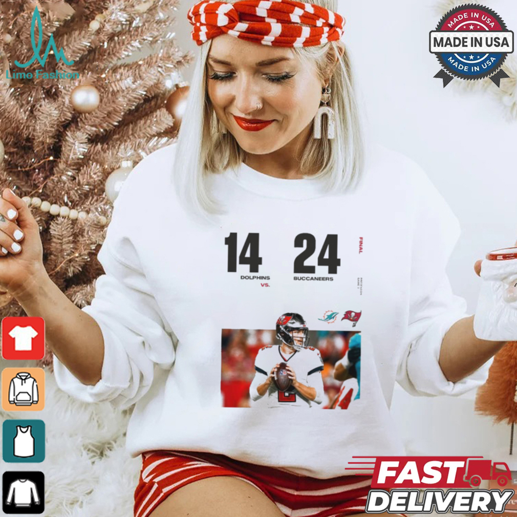 Original Tampa Bay Buccaneers Win 24 14 Miami Dolphins 2024 Preseason Game 3 Final Score Shirt Original Tampa Bay Buccaneers Win 24 14 Miami Dolphins 2024 Preseason Game 3 Final Score Shirt