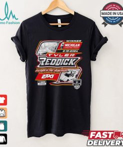 Original Tyler Reddick 23XI Racing 2024 FireKeepers Casino 400 Race Winner T Shirt