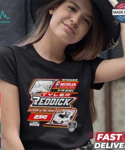 Original Tyler Reddick 23XI Racing 2024 FireKeepers Casino 400 Race Winner T Shirt