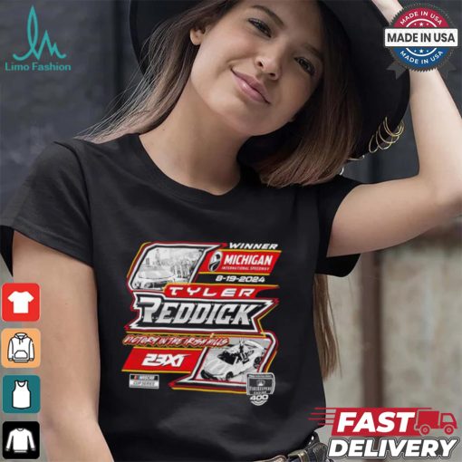 Original Tyler Reddick 23XI Racing 2024 FireKeepers Casino 400 Race Winner T Shirt
