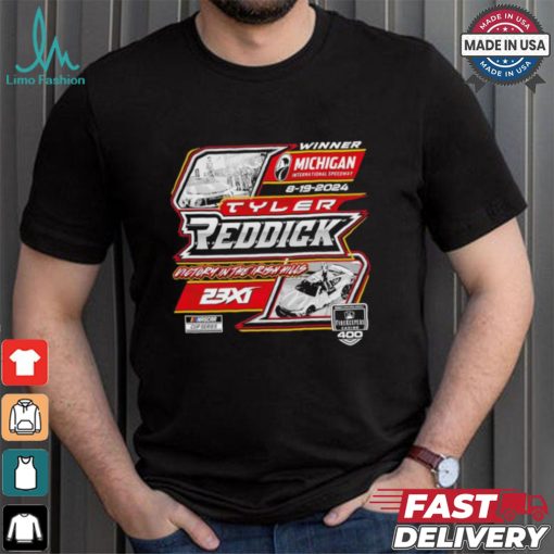 Original Tyler Reddick 23XI Racing 2024 FireKeepers Casino 400 Race Winner T Shirt