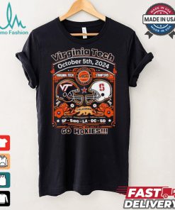Original Virginia Tech Hokies vs Stanford Cardinal 2024 gameday shirt