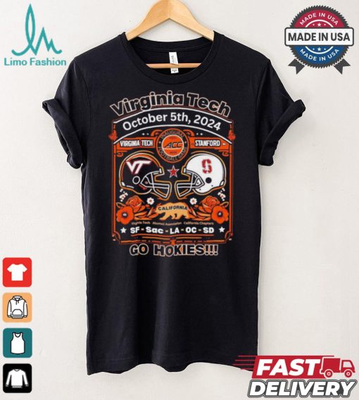 Original Virginia Tech Hokies vs Stanford Cardinal 2024 gameday shirt