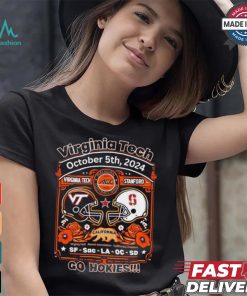 Original Virginia Tech Hokies vs Stanford Cardinal 2024 gameday shirt