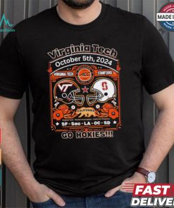 Original Virginia Tech Hokies vs Stanford Cardinal 2024 gameday shirt