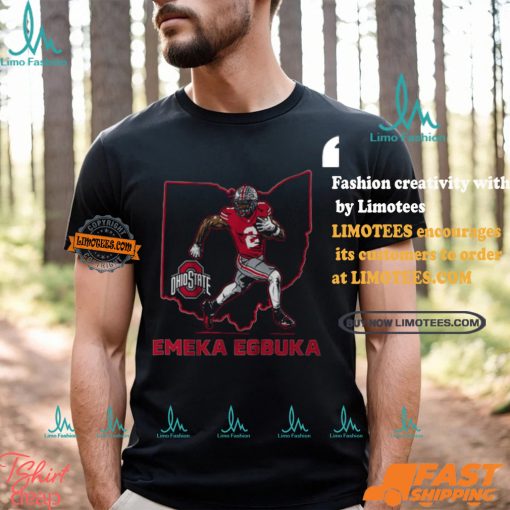 Osu Football Emeka Egbuka State Star Shirt