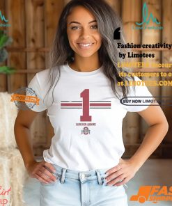 Osu Football Quinshon Judkins 1 Stripe T shirt
