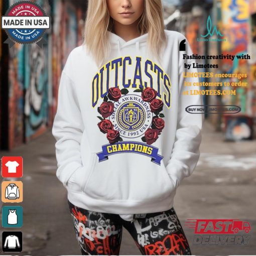 Outcast Social Awkwardness Since 1992 USA Champions shirt
