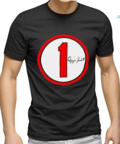 Ozzie Smith signature Number 1 circle shirt