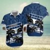 Detroit Tigers Tropical Palm Night Aloha Shirt