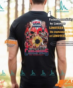 Paris 2024 Champions USA Basketball T Shirt