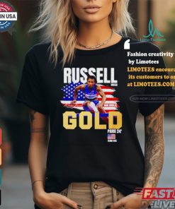 Paris 2024 Masai Russell 100M hurdles Gold Medal shirt, hoodie, sweater, long sleeve and tank top Paris 2024 Masai Russell 100M hurdles Gold Medal shirt