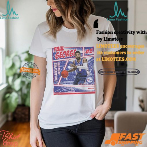 Paul George Philadelphia 76ers Comic Shirt