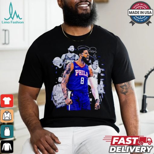 Paul George Philadelphia 76ers vintage shirt