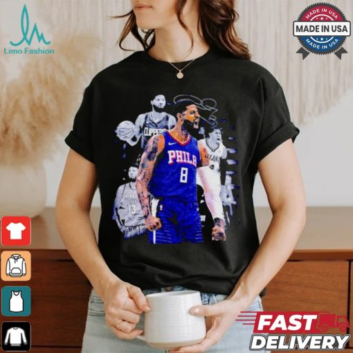 Paul George Philadelphia 76ers vintage shirt