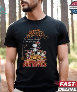 Peanuts Characters Arizona State Sun Devils Halloweens It’s The Most Wonderful Time Of The Year Shirt